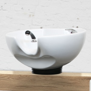 Keramik Rückwärtswaschbecken Bowl weiß